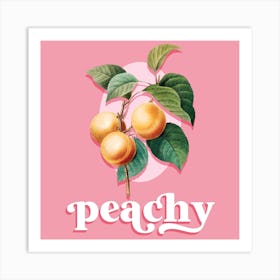Peachy 1 Art Print