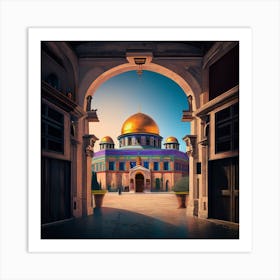 Dome Of The Rock Art Print