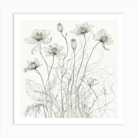 'Flowers' Art Print