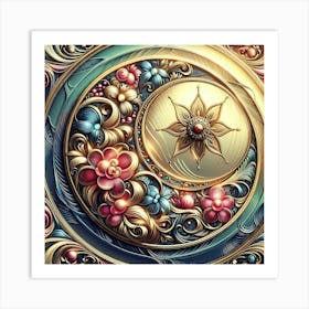 Rococo Art Art Print