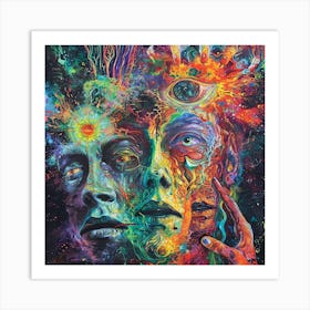 Psychedelic Painting Art Print