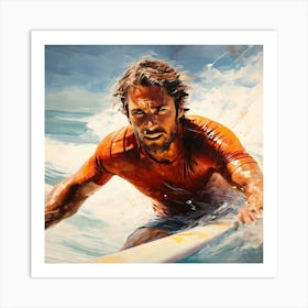 Surfer 11 Art Print