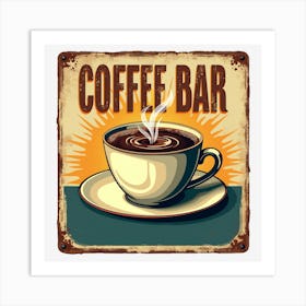 Coffee Bar 1 Art Print