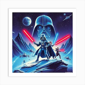 Star Wars The Force Awakens 10 Art Print