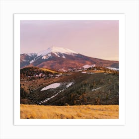 Flagstaff Mountain Sunset Art Print