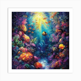 Under The Sea Art Art Print