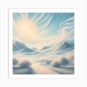 Cloudy Sky Art Print