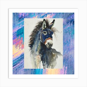 Donkey Art Print