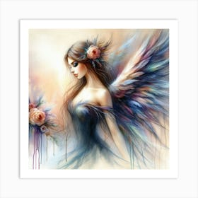 Angel Painting Art Print