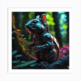 Robot Rat Art Print