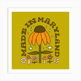 Made In Maryland Art Print