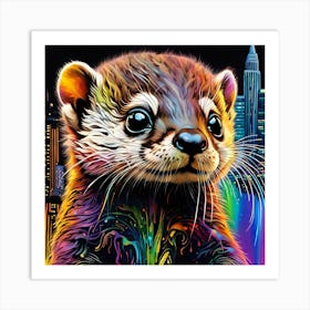 otter Art Print