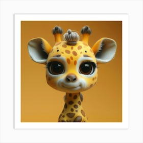 Giraffe 42 Art Print