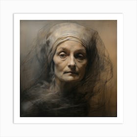 'The Old Woman' Art Print