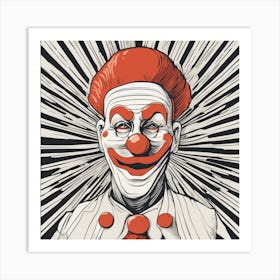 Clown Art Print