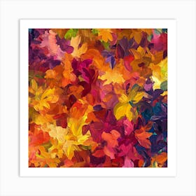 Autumn Leaves 7 Art Print