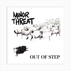 Minor Threat Out Of Step Art Print