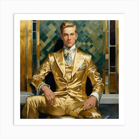'Golden Boy' Art Print