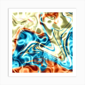 Abstract Swirls Art Print