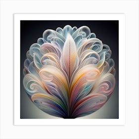 Glass Flower Art Print