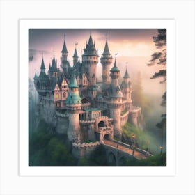 Fairytale Castle Art Print