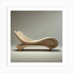 Modern Design Beach Cot Art Print