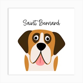 Saint Bernard Art Print