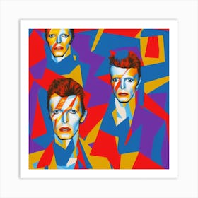 David Bowie Matisse Cut Out Style Art Print