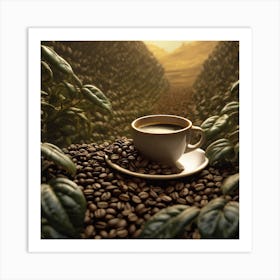 Coffee Beans 161 Art Print