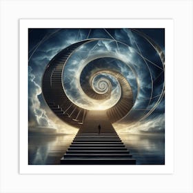 Spiral Staircase 5 Art Print