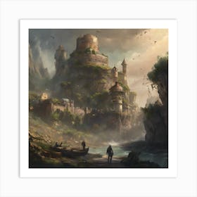 Fantasy Castle 95 Art Print