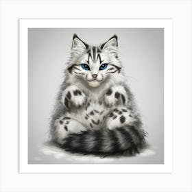 Syria Cat Art Print