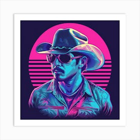 Cowboy 8 Art Print