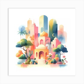 Islamic City 1 Art Print