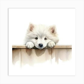 Samoyed 9 Art Print