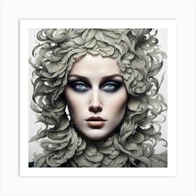 Portrait Of A Woman Art Print