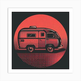 Vw Camper Van 1 Art Print