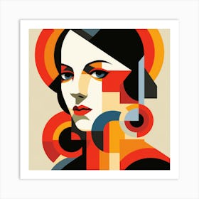 Bauhaus Bulgarian Woman 04 Art Print