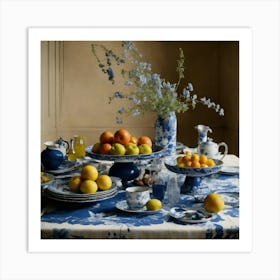 Une Table À Manger Photography In Style Anna Atkin (3) Art Print