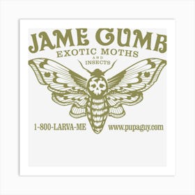 Jame Gumb Exotic Moths And Insects Art Print