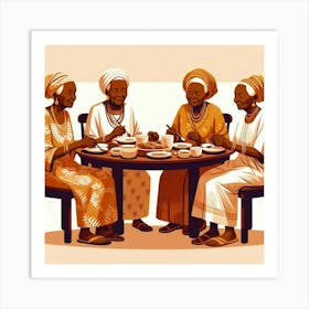 Nigerian Grandmothers Art Print