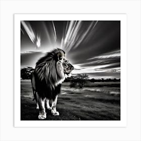 Lionnnn 2 Art Print