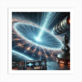 Graviton Annihilator Generating Waves Art Print