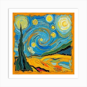 Starry Night 39 Art Print