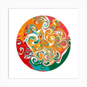 Swirly Swirls Art Print