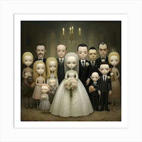 Matrimony in Monochrome Art Print