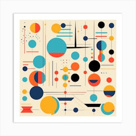 Abstract Geometric Pattern 34 Art Print