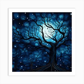 Tree Of The Night Art Print