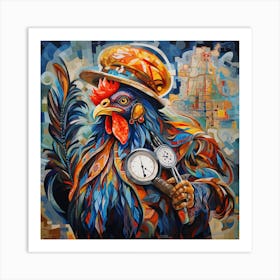 Rooster 3 Art Print