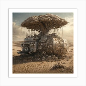 Desert Tree Art Print